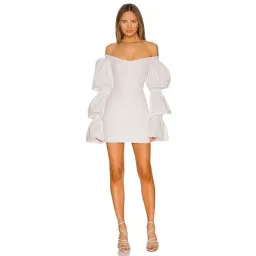 Natalie Rolt Kenzy Mini Dress White Size 2 / AU 10 for rent on The Volte - image 2