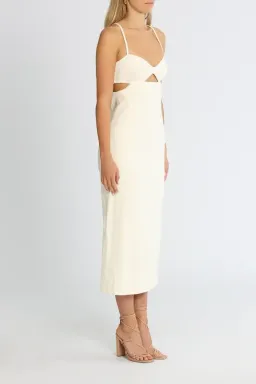 Camilla and Marc Walton Midi Dress in Cream Size 8 for rent on The Volte - image 2