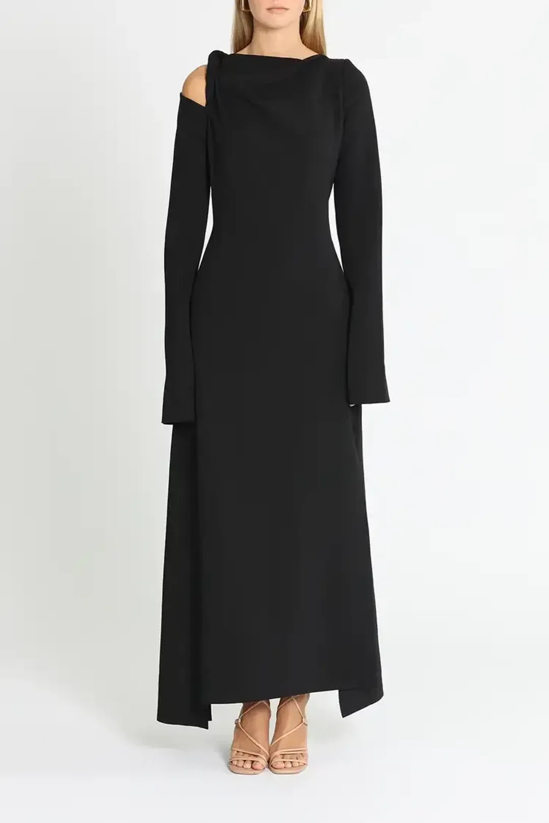 Camilla and Marc Grayson Midi Dress in Black Size 12 for rent on The Volte - main image