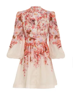 Zimmermann Devi Linen Mini Dress Floral Size 2 / AU 12 for rent on The Volte - image 5