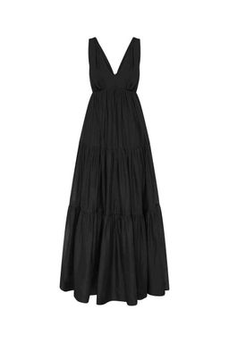 Aje Unending Maxi Dress Black Size 8 for rent on The Volte - image 4