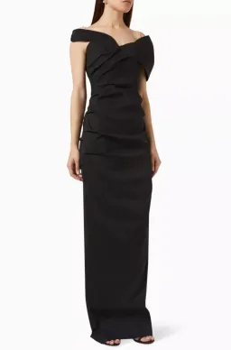 Rachel Gilbert Dahli Gown Black Size 3/ AU12 for rent on The Volte - image 2