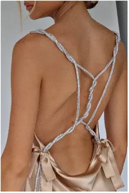 Sisters the Label Chloe Multiway Mini Dress Pearl Silk One Size for rent on The Volte - image 8