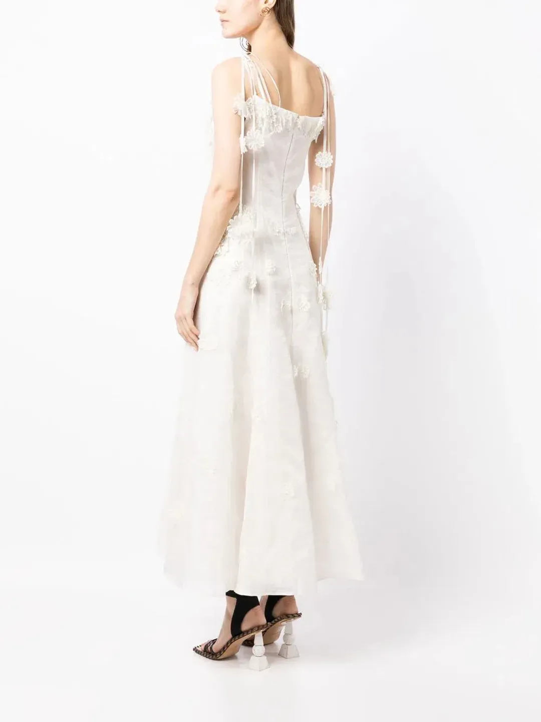 Rachel Gilbert Lorie Maxi Dress Ivory Size 0 / AU 6 for rent on The Volte - main image