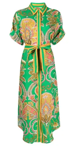 Alémais Marion Shirtdress Green Size 8 for rent on The Volte - image 10