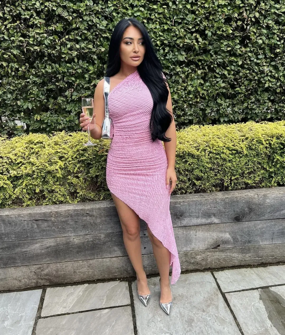 Coucoo Pasu Dress in Baby Pink Size XL/Au 14 for rent on The Volte - main image