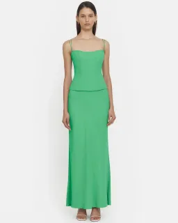 Viktoria & Woods Saxophone Skirt Green Size 8 for rent on The Volte - image 1