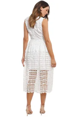 Nicholas White Mosaic Dress White Size 10 for rent on The Volte - image 3
