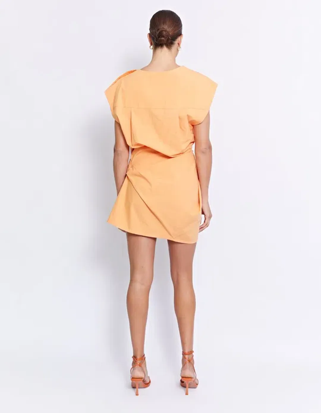Pfeiffer Grenada Mini Twist Dress Tangerine Size 10  for rent on The Volte - main image