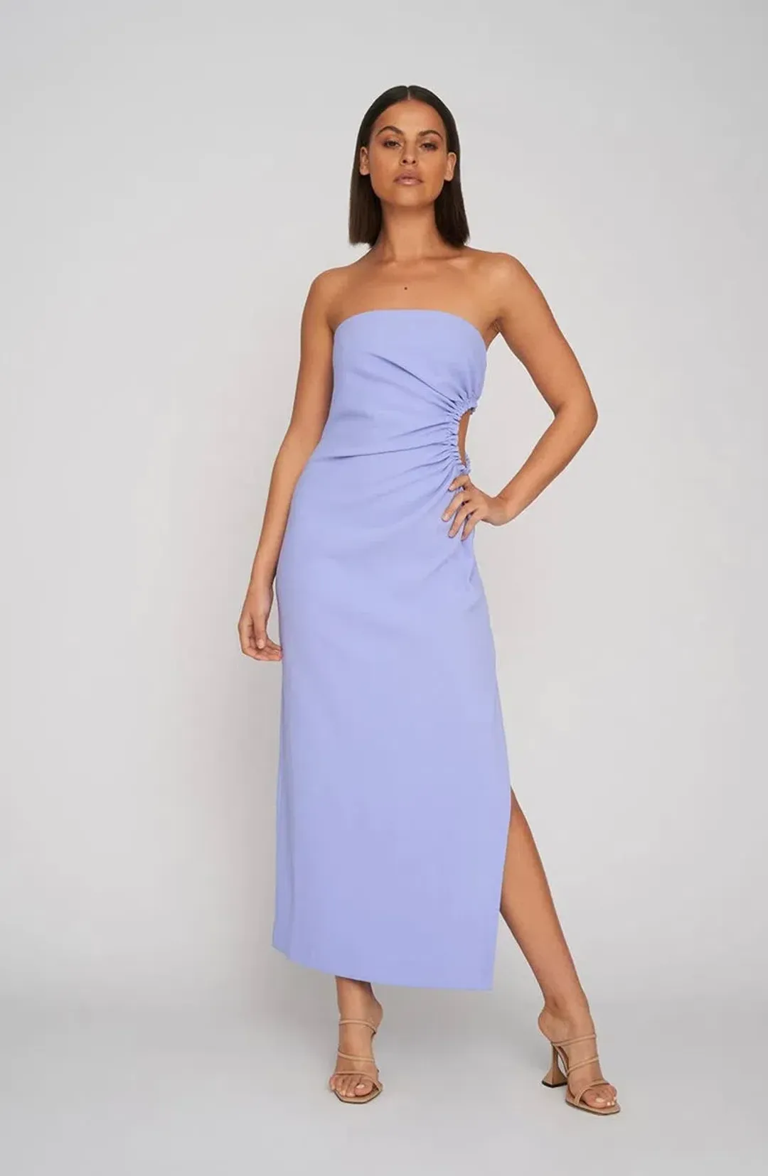 By Johnny Selena Strapless Dress Violet Size 10 for rent on The Volte - main image