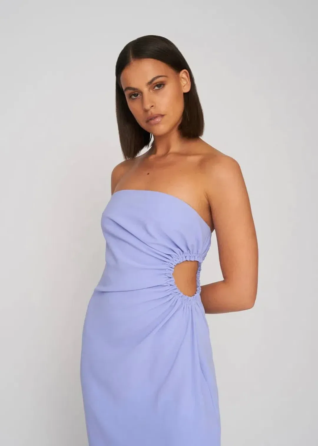 By Johnny Selena Strapless Dress Violet Size 10 for rent on The Volte - main image