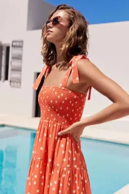 Mister Zimi Savannah Tie Dress in Koh Phi Phi Print Size 10  for rent on The Volte - image 2