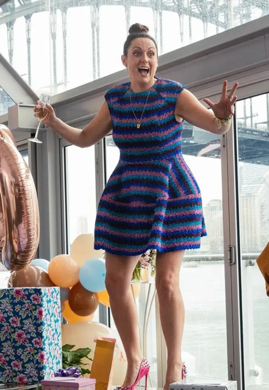 Elliatt Hannah Mini Dress Multi Size M  for rent on The Volte - main image