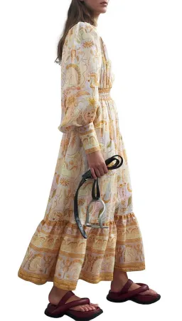 Alemais Solitaire Midi Dress Multi Size 14 for rent on The Volte - image 4