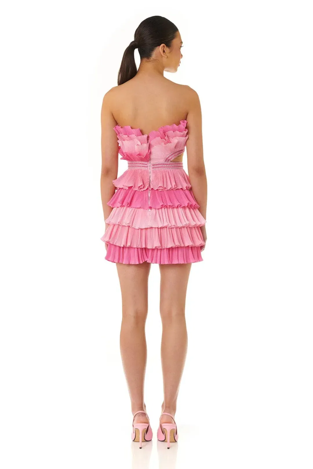 Eliya The Label Josephine Mini Dress Pink Size XS / AU 6 for rent on The Volte - main image