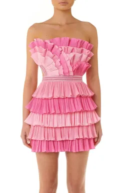 Eliya The Label Josephine Mini Dress Pink Size XS / AU 6 for rent on The Volte - image 3