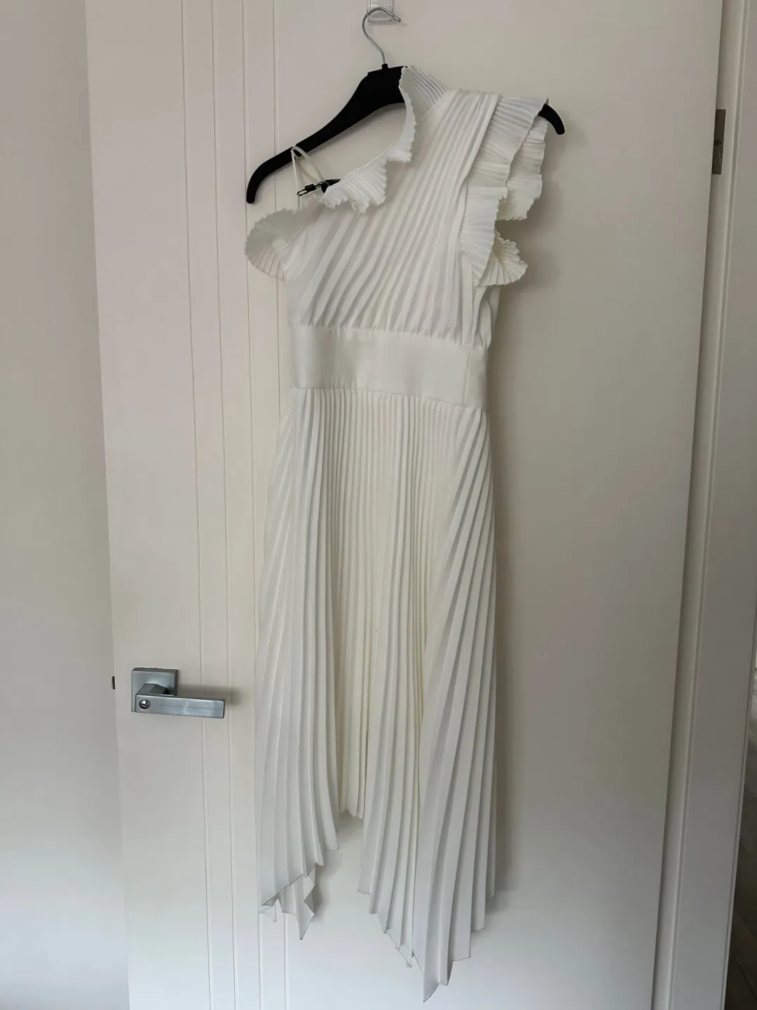 Mossman The Lady Like Midi Dress White Size 6 for rent on The Volte - main image