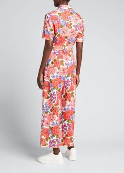 Zimmermann Poppy Belted Safari Jumpsuit Size 8  for rent on The Volte - image 2