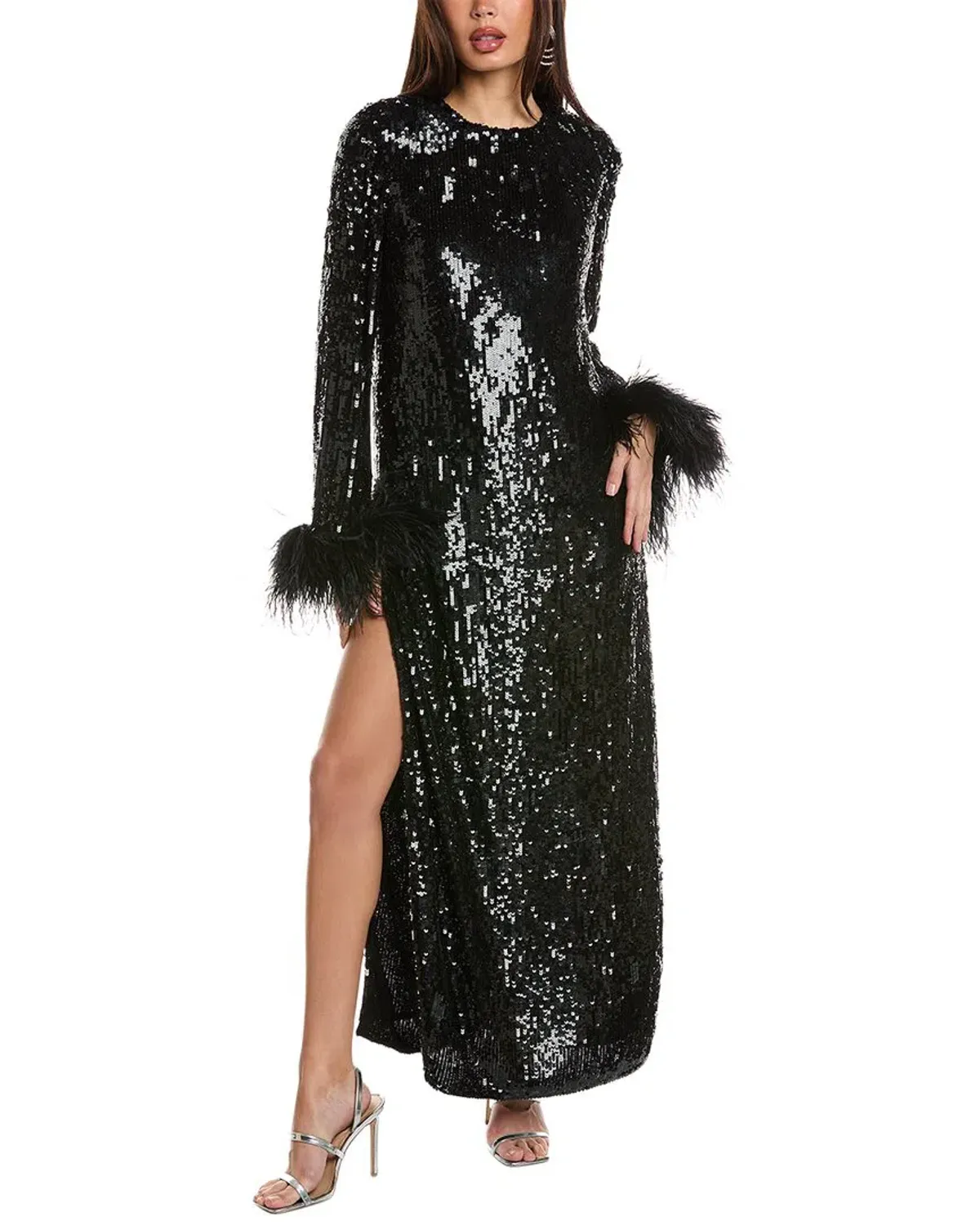 Rachel Gilbert Xanthy Gown Black Size 14 for rent on The Volte - main image