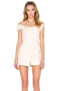 MISHA Carmela Playsuit White Size 8 for rent on The Volte - image 2