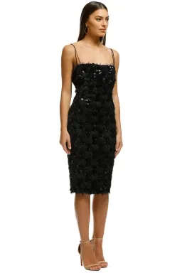 Carla Zampatti Romance of Rome Slip Dress in Black Size 8 for rent on The Volte - image 1