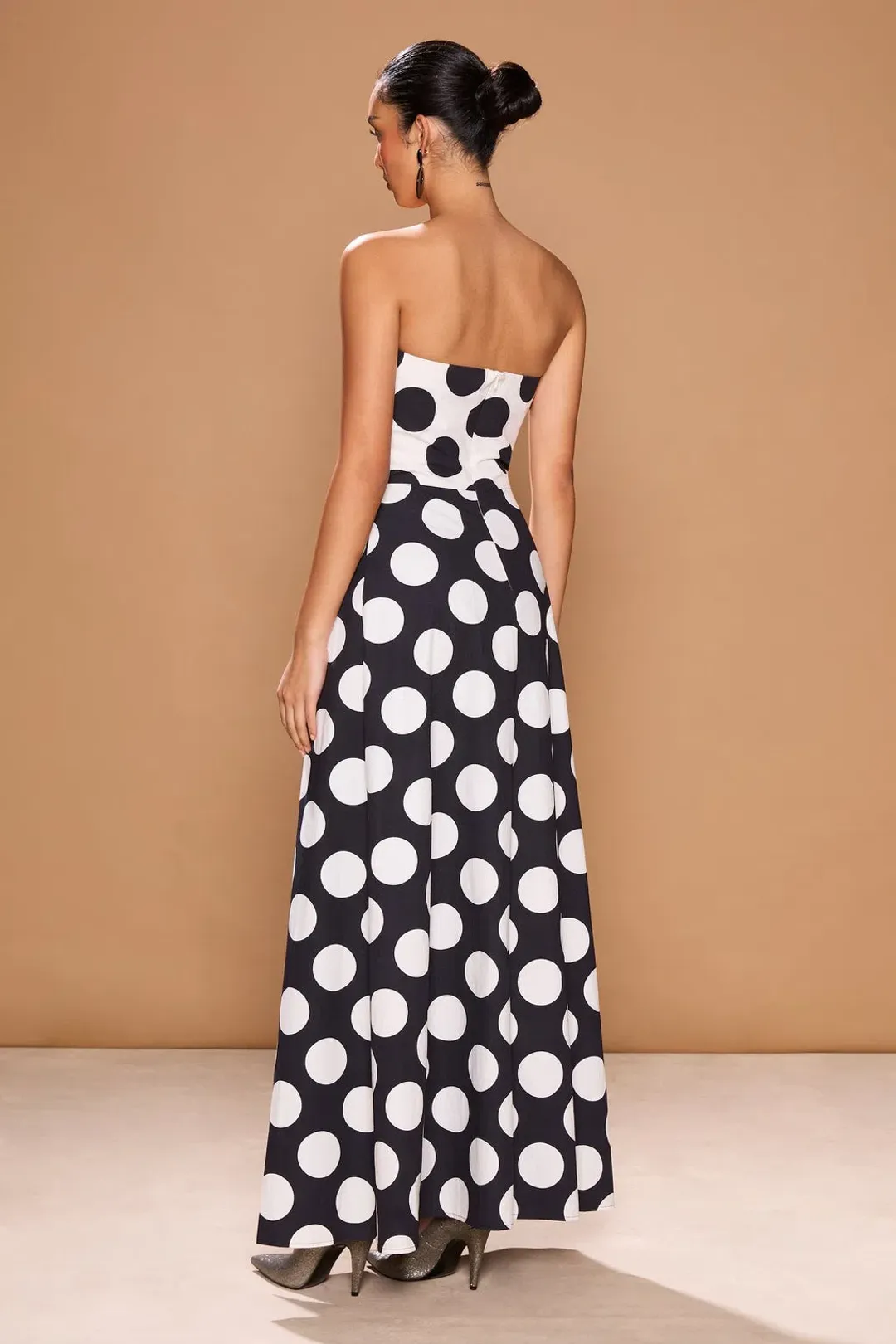 Sonya Moda Milano Polka Dot Dress Print Size 10 for rent on The Volte - main image
