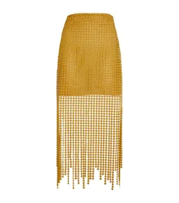 Camilla and Marc Freya Lace Skirt Citron Yellow Size 8  for rent on The Volte - image 4