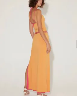 Hansen & Gretel Rosco Top Size 4 and Shania Skirt in Mango Size 6 for rent on The Volte - image 3