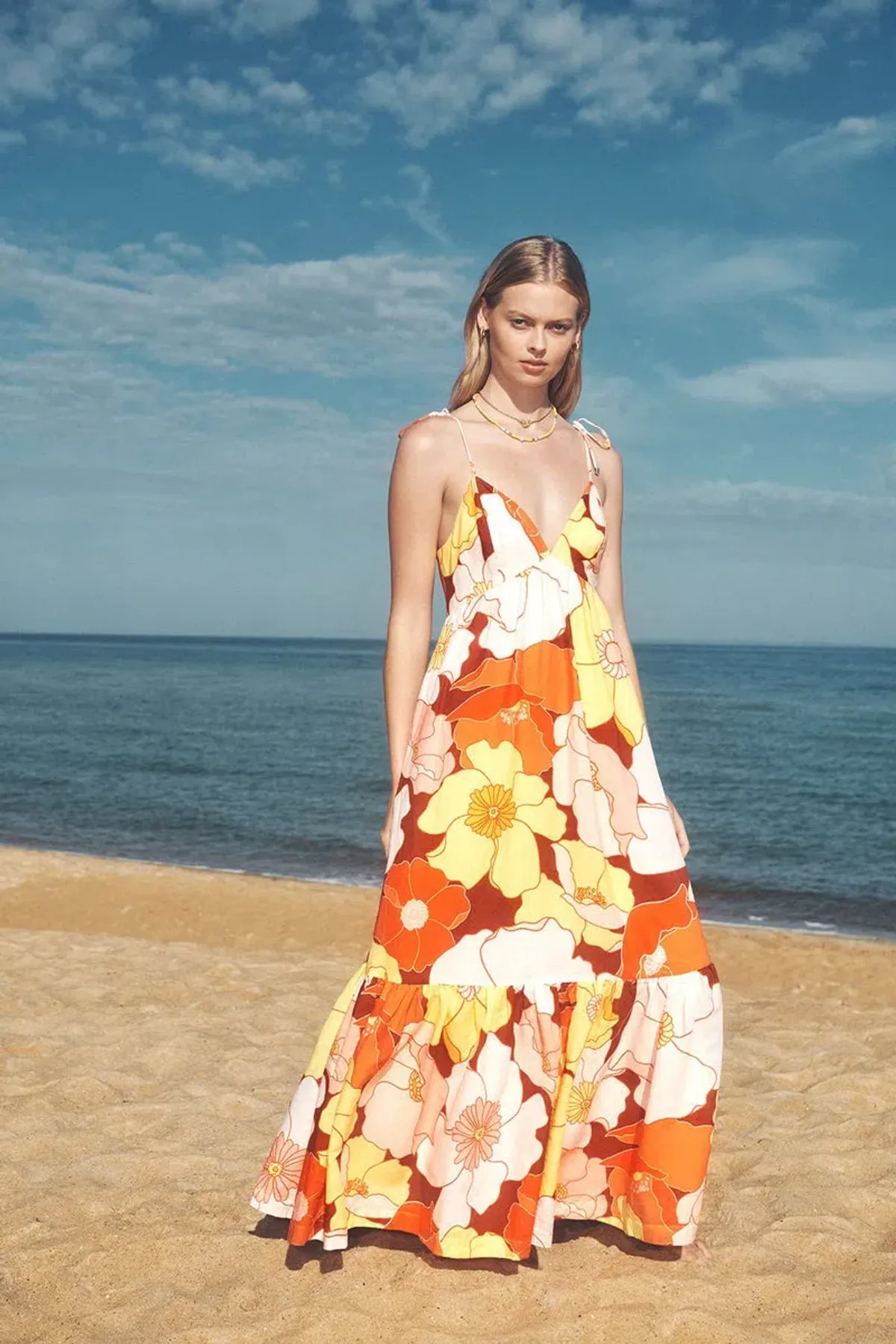 Steele Farida Dress Multi Floral Size Small/ Au 8 for rent on The Volte - main image