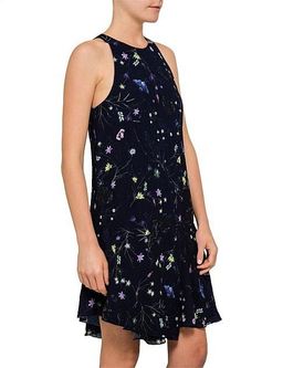 Camilla & Marc Xane mini dress black print size 10 for rent on The Volte - image 1