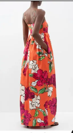 Aje Monument Tulip Maxi Dress Vivid Camellia Size 8 for rent on The Volte - image 2