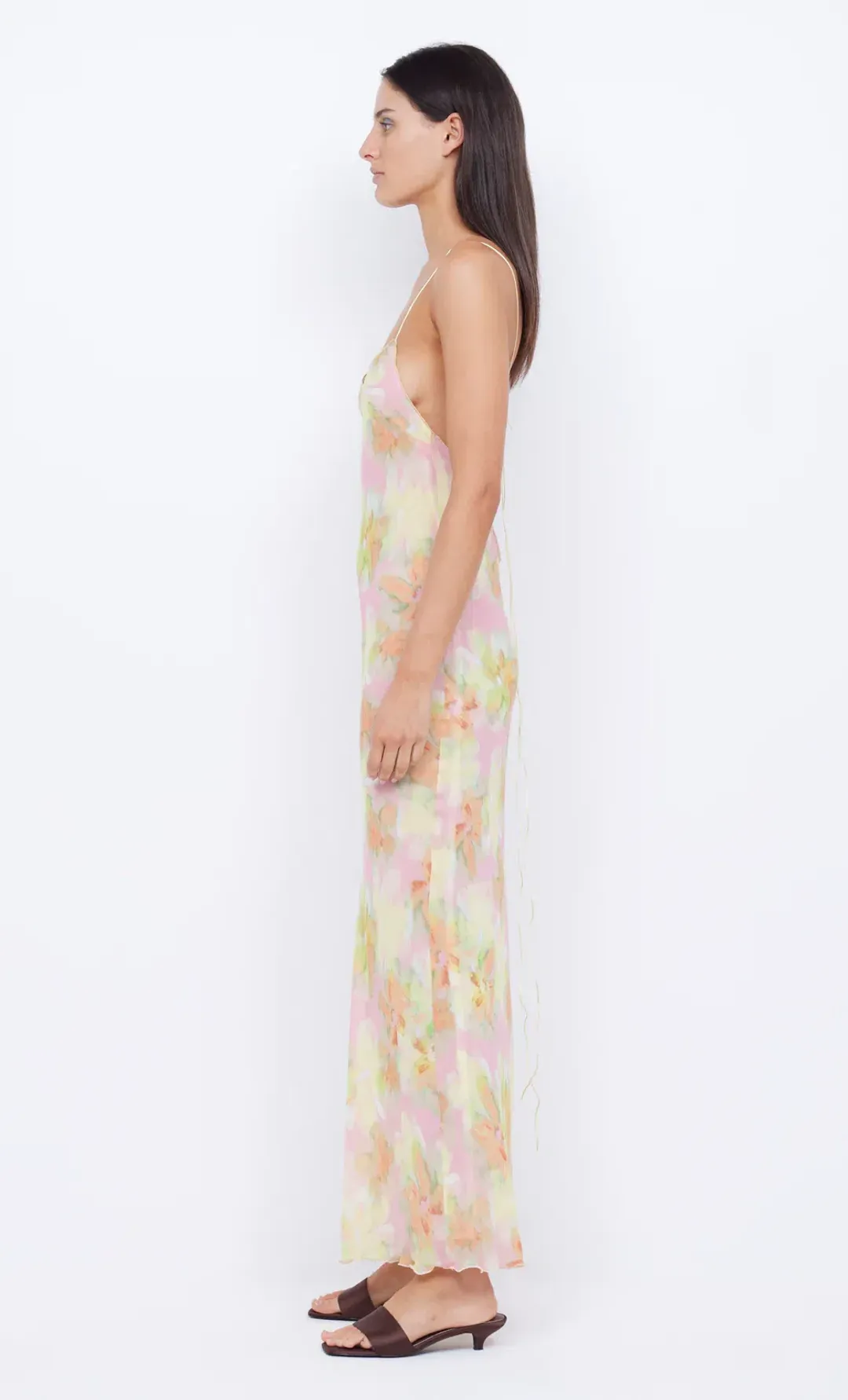 Bec & Bridge Zephyr Print Slip Dress Floral Size 6 for rent on The Volte - main image