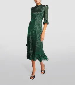 The Vampire's Wife Falconetti Midi Dress Green Size 10 for rent on The Volte - image 1