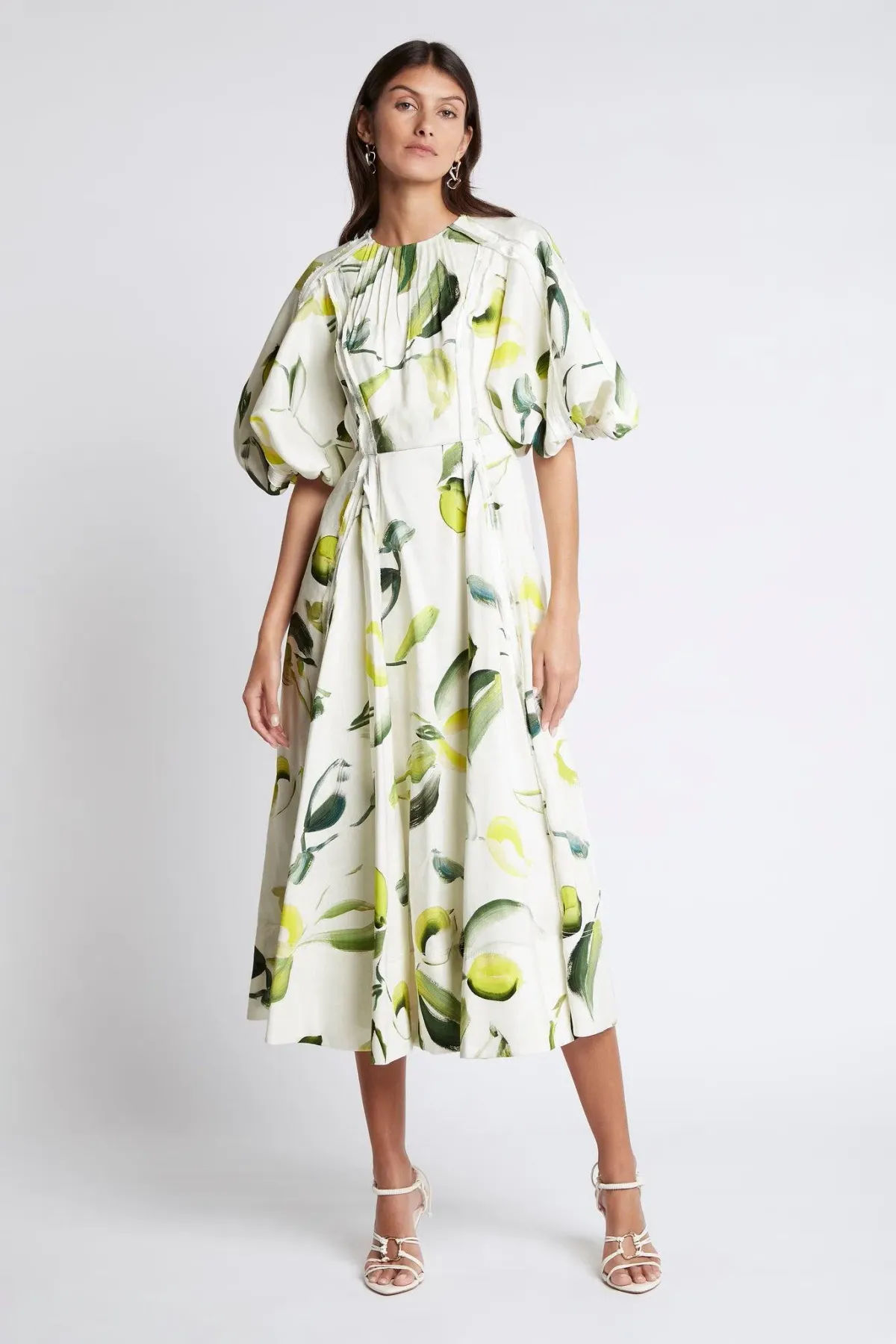 Aje Zest Midi Dress Print Size XS / AU 6 for rent on The Volte - main image