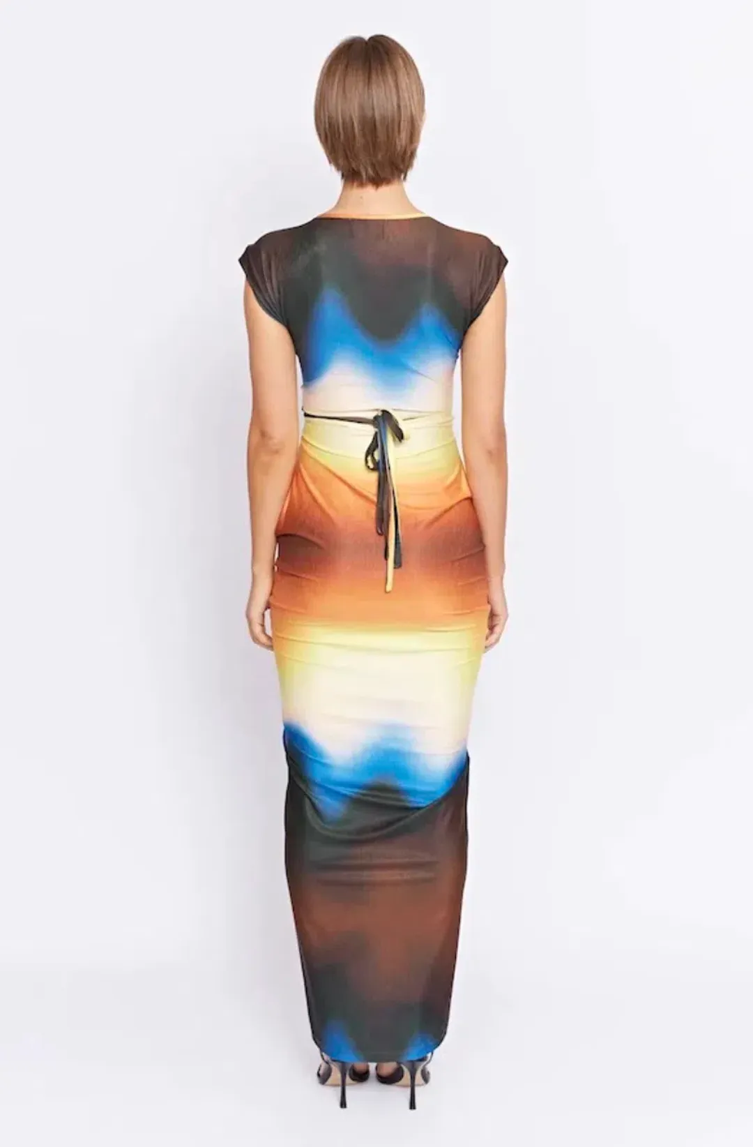 Pfeiffer Lexington Midi Dress Earth Size M / AU 10 for rent on The Volte - main image