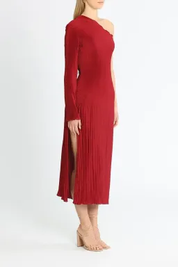 Lidee Soiree Gigi Gown Sleeved in Ruby Size 8 for rent on The Volte - image 2