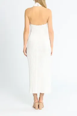 Lidee Soiree Halter Gown in White Size 12 for rent on The Volte - image 3