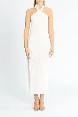 Lidee Soiree Halter Gown in White Size 8 for rent on The Volte - image 4