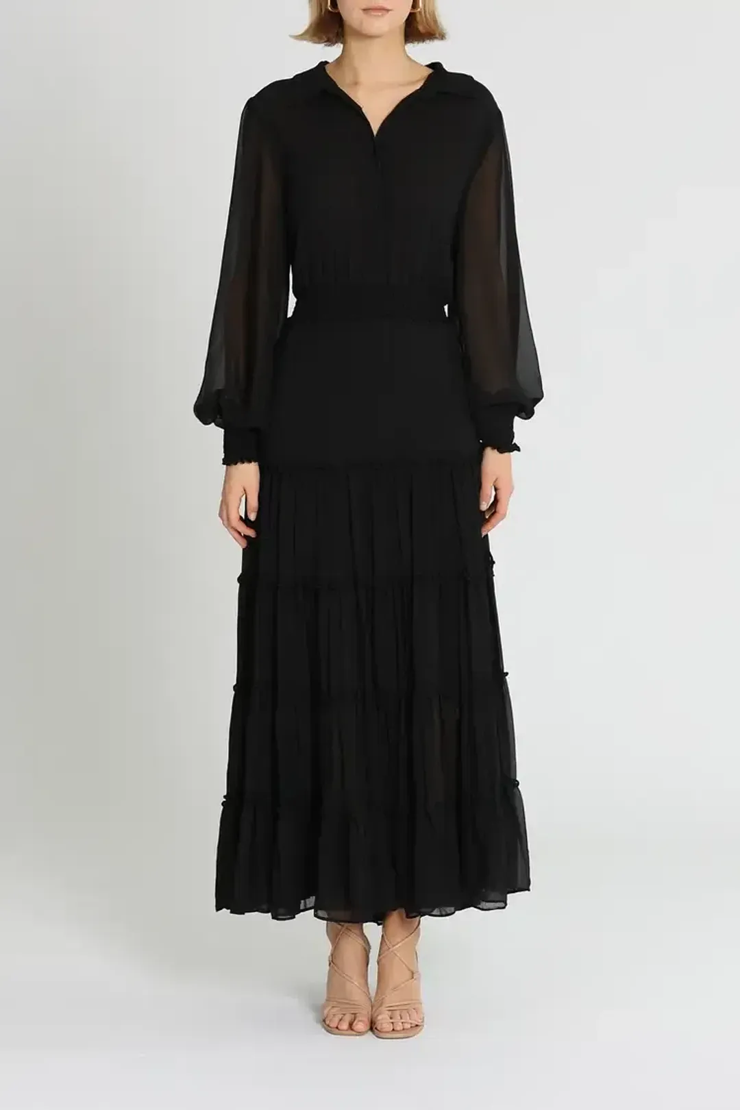 Brave and True Lido Dress in Black Size 12 for rent on The Volte - main image
