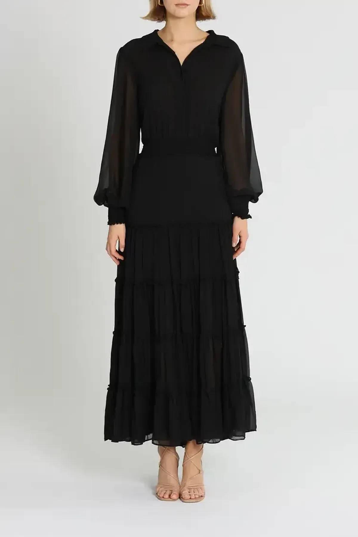 Brave and True Lido Dress in Black Size 12 for rent on The Volte - main image
