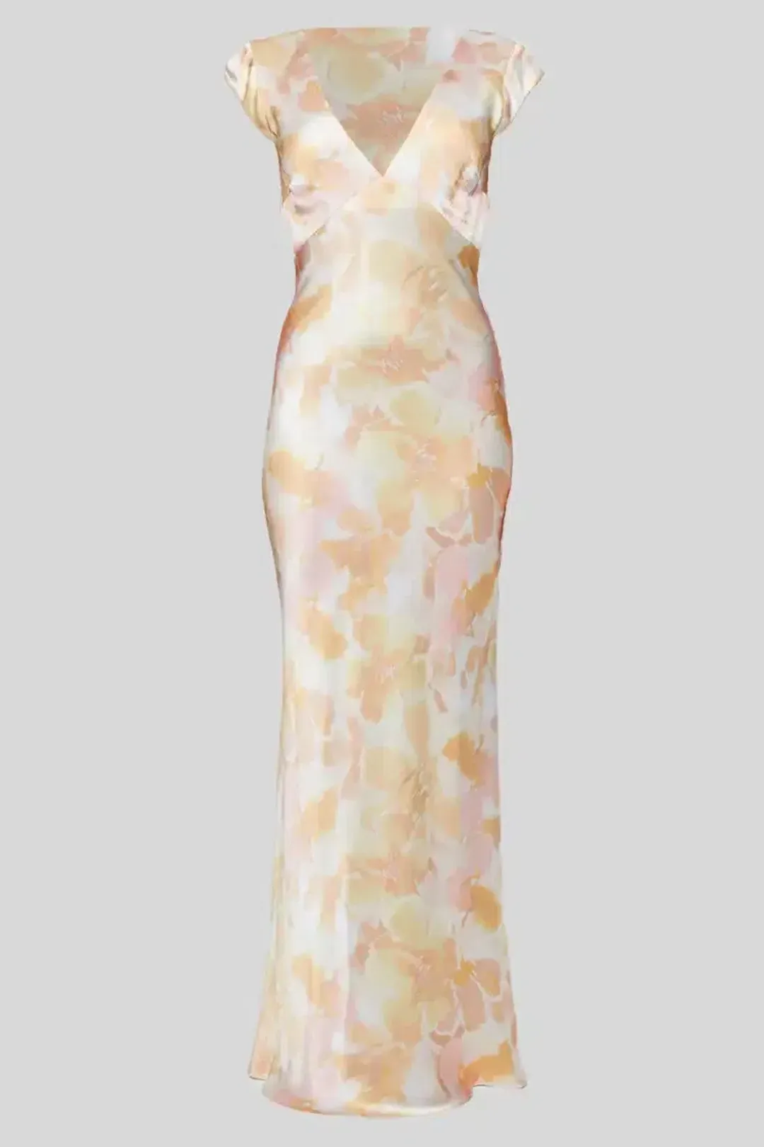 Bec & Bridge Indi V Neckline Maxi Dress in Floral Haze Size 10 for rent on The Volte - main image