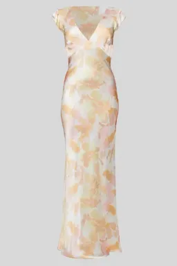 Bec & Bridge Indi V Neckline Maxi Dress in Floral Haze Size 10 for rent on The Volte - image 2