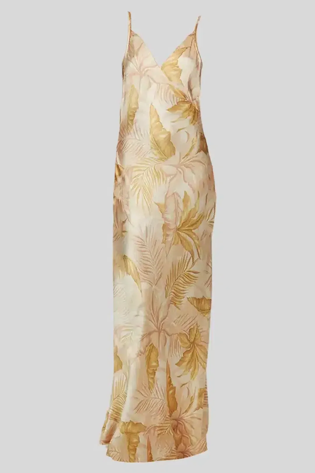 Bec & Bridge Dusty Palms Maxi Dress Multi Size 8 for rent on The Volte - main image