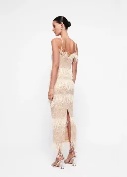 Rachel Gilbert Frenchy Dress Nude Size 3 / AU 12 for rent on The Volte - image 4