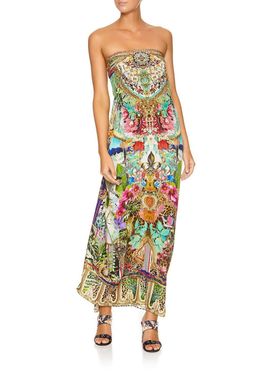 Camilla Champagne Coast Round Neck Kaftan One Size for rent on The Volte - image 5