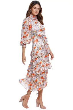 Elliatt Caseria Midi Dress Floral Size 8 for rent on The Volte - image 2