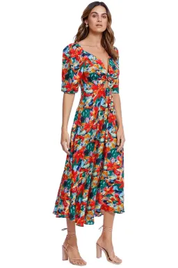 Elliatt Lexi Midi Dress Floral Size 14 for rent on The Volte - image 2