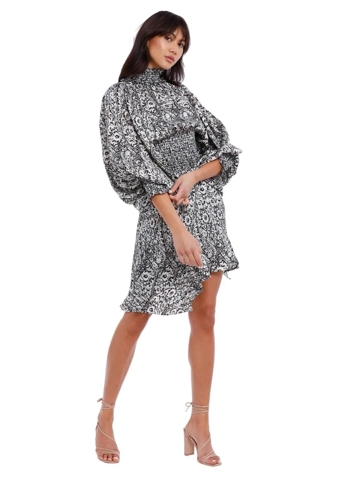 Elliatt Prevail Blouse and Mini Skirt Set Print Size 6 for rent on The Volte - main image