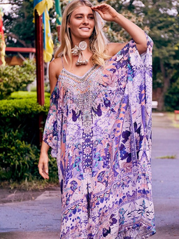Camilla Still Life Shoestring Kaftan One Size for rent on The Volte - image 1