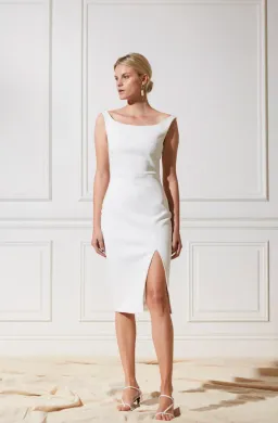 Friend of Audrey Fall in Love Dress White Size 8 for rent on The Volte - image 1